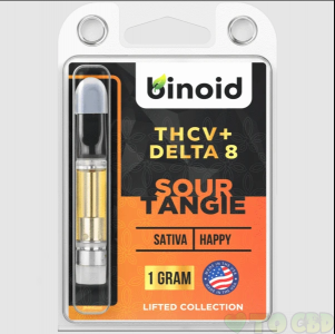 THCV + DELTA 8 THC VAPE CARTRIDGE - SOUR TANGIE