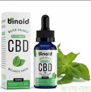 WATER-SOLUBLE CBD DROPS - PEPPERMINT