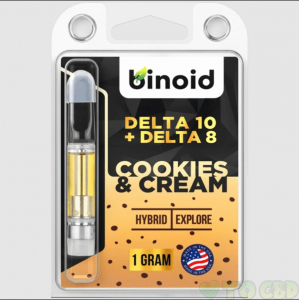 DELTA 10 THC VAPE CARTRIDGE - COOKIES & CREAM