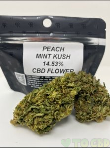 Peach Mint Kush CBD Flower 3.5G