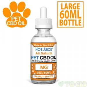 Peanut Butter Flavored CBD Oil For Pets
