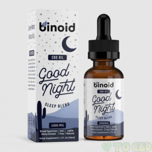 BINOID GOOD NIGHT CBD OIL - SLEEP BLEND