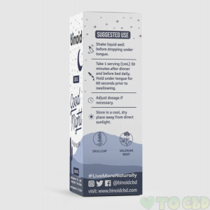 BINOID GOOD NIGHT CBD OIL - SLEEP BLEND