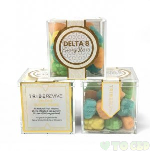 3-Pack D8 Gummies  All Natural Fruit Flavors  500MG Per Box (Save $30)