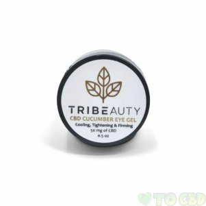 CBD Cucumber + Peptides Eye Gel  Tightens, Smooths, Cools + Plumps Fine Lines