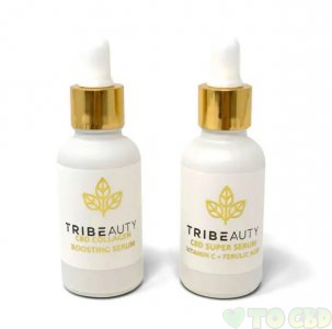 CBD Serums Bundle  Collagen Boosting Serum + Vitamic C Serum (Save $30)