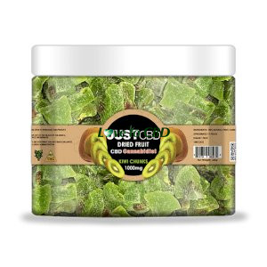 JustCBD Dried Fruit 1000mg Kiwi Chunks
