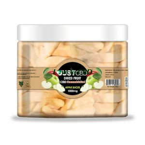 JustCBD Dried Fruit 1000mg Apple Slices