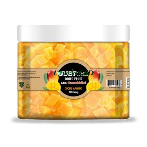 JustCBD Dried Fruit 1000mg Mango