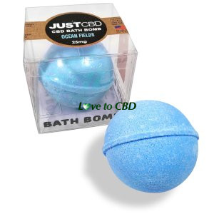 JustCBD Bath Bomb Ocean Breeze