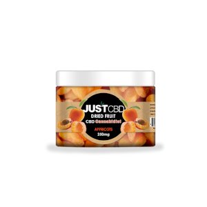 JustCBD Dried Fruit 250mg Apricot