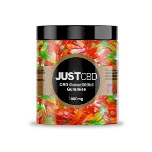 JustCBD Gummies Worms 1000mg Jar