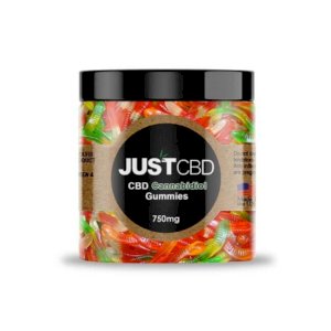 JustCBD Gummies Worms 750mg Jar