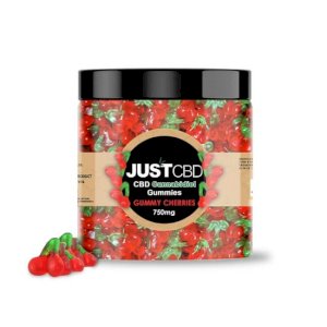 JustCBD Gummies Cherries 750mg Jar