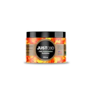 JustCBD Gummies Peach Rings 500mg Jar