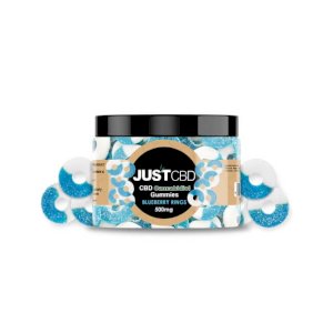 JustCBD Gummies Blueberry Rings 500mg Jar