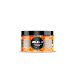 JustCBD Gummies Peach Rings 250mg Jar