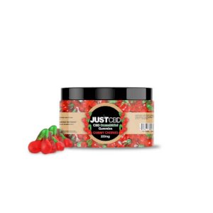 JustCBD Gummies Cherries  250mg Jar