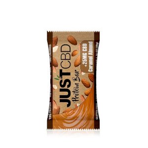 JustCBD Protein Bar Caramel Almond - Case