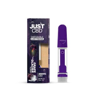 JustCBD Vape Cartridge Grape Glacier 