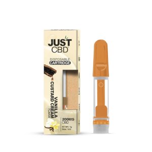 JustCBD Vape Cartridge Vanilla Custard Cream