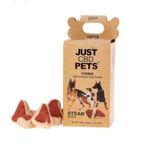 JustCBD Pets Dog Treats Steak Bites