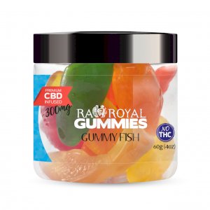 R.A. Royal Gummies – 300MG CBD Infused Gummy Fish