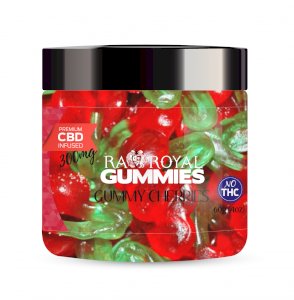 R.A. Royal Gummies – 300MG CBD Infused Gummy Cherries