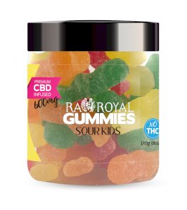 R.A. Royal Gummies – 600MG CBD Infused Sour Kids