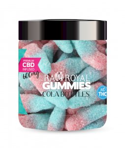 R.A. Royal Gummies – 600MG CBD Infused Cola Bottles
