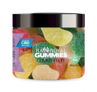 R.A. Royal Gummies – 900MG CBD Infused Gummy Fruit