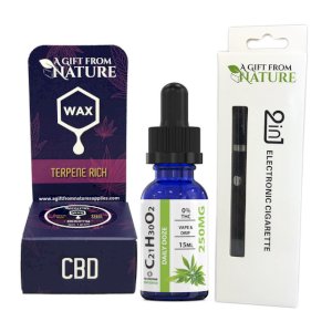 Bundle 2 in 1 Device-Wax CBD-Daily Doze 15ml