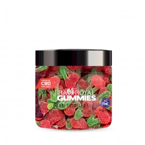 R.A. Royal Gummies – 300MG CBD Infused Sour Twin Cherries