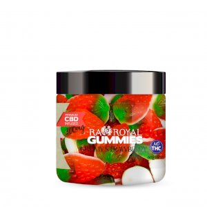 R.A. Royal Gummies – 300MG CBD Infused Foam Strawberry