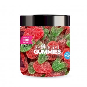 R.A. Royal Gummies – 600MG CBD Infused Sour Twin Cherries