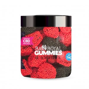R.A. Royal Gummies – 600MG CBD Infused Blackberries