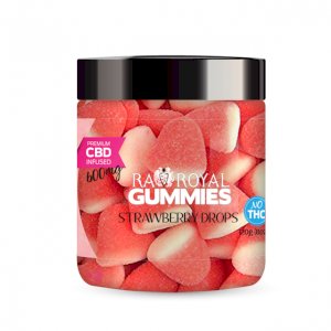 R.A. Royal Gummies – 600MG CBD Infused Strawberry Drops