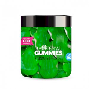 R.A. Royal Gummies – 600MG CBD Infused Green Frogs