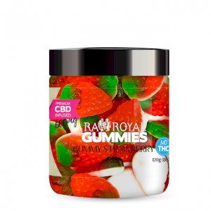 R.A. Royal Gummies – 600MG CBD Infused Foam Strawberry