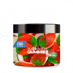 R.A. Royal Gummies – 900MG CBD Infused Foam Strawberry