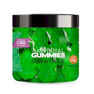 R.A. Royal Gummies – 1200MG CBD Infused Green Frogs