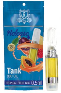 Regall CBD Vape Tank 0.5ml – Tropical Fruit Mix