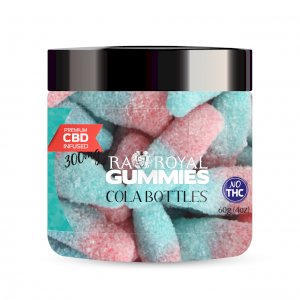 R.A. Royal Gummies – 300MG CBD Infused Cola Bottles