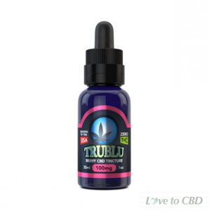 BLUE MOON HEMP - CBD TINCTURE - TRU BLU BERRY - 125MG