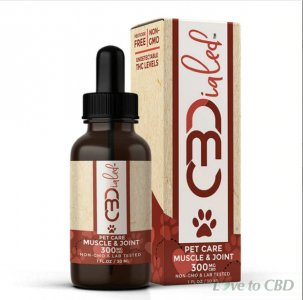 CBDIALED - CBD PET TINCTURE - MUSCLE & JOINT - 300MG