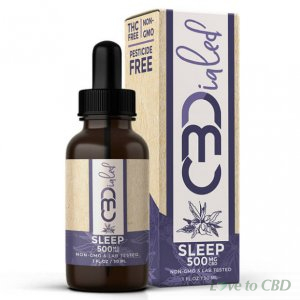 CBDIALED - CBD TINCTURE - SLEEP - 500MG