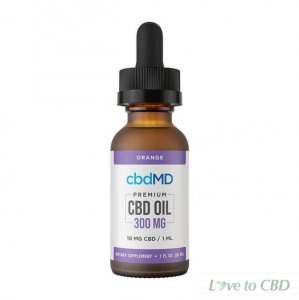 CBDMD - CBD TINCTURE - BROAD SPECTRUM ORANGE - 300MG-3000MG