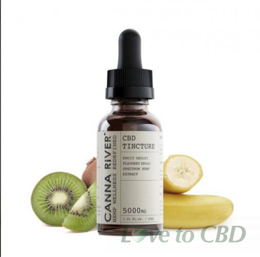 CANNA RIVER CBD TINCTURE BROAD SPECTRUM FRUIT MEDLEY 1000MG