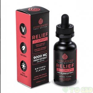 ECO SCIENCES - CBD TINCTURE - ECODROPS RELIEF 30ML - 1500MG