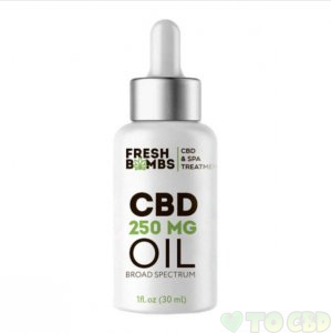 FRESH BOMBS - CBD TINCTURE - BROAD SPECTRUM OIL - 250MG-1000MG